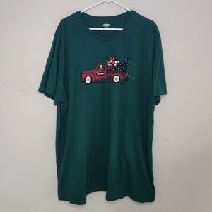 Old Navy Soft Wash Holiday /Christmas T-Shirt Sz XXL